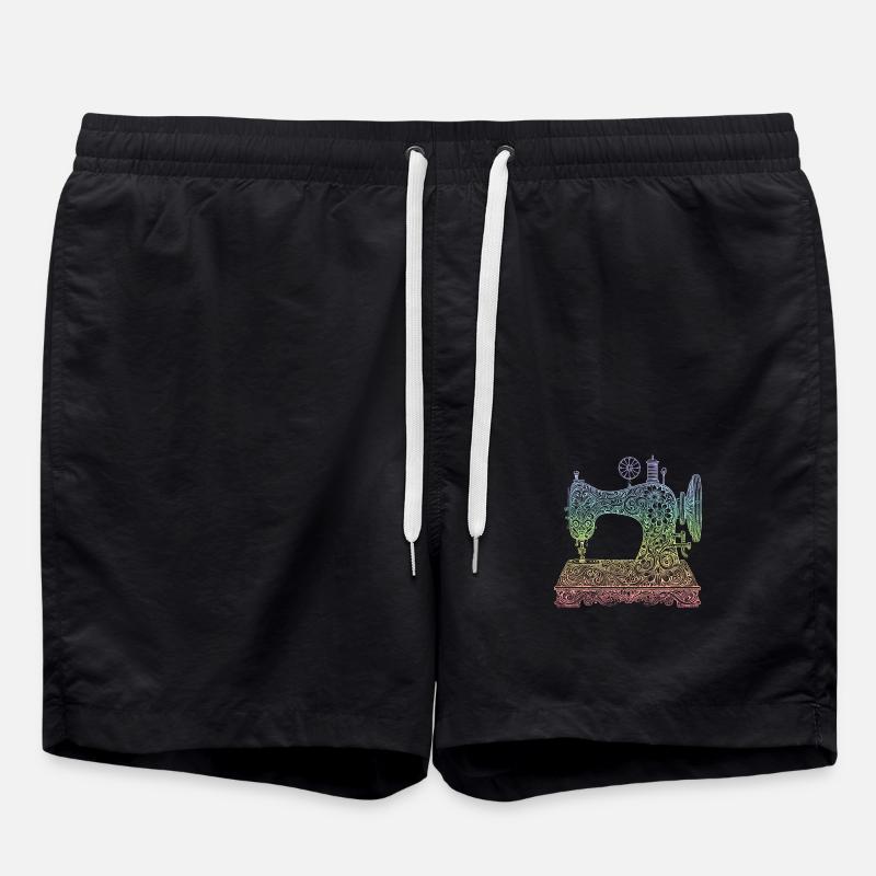 Sewing machine - Swim Trunks - black