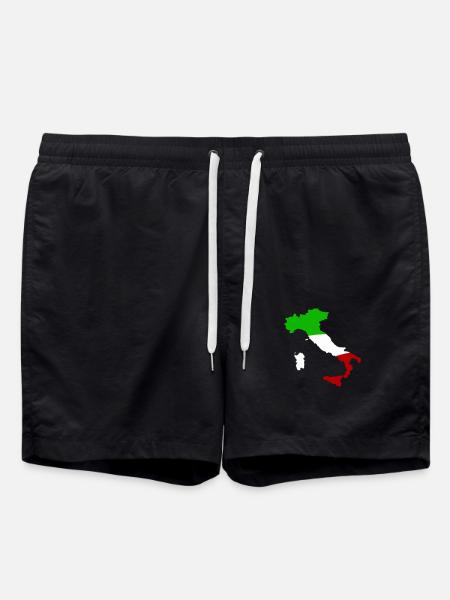 Italy Country - Swim Trunks - black