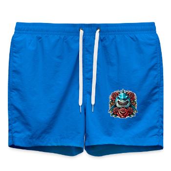 Shark - Swim Trunks - cobalt blue - Front