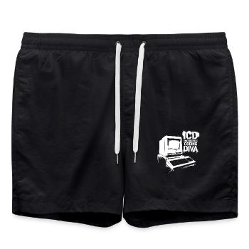 Expert en codage précis - Short de bain - noir - Devant - AI Model Male 185 light (185cm)