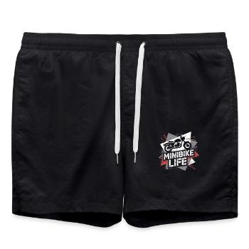 Petits vélos, grande passion - Short de bain - noir - Devant - AI Model Male 185 light (185cm)
