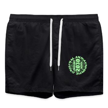 2030 - Short de bain - noir - Devant - AI Model Male 185 light (185cm)