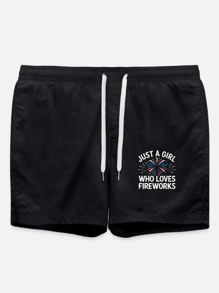 Pyrotechnics Fireworks Pyrotechnics - Swim Trunks - black