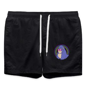 Gorille - Short de bain - noir - Devant - AI Model Male 185 light (185cm)