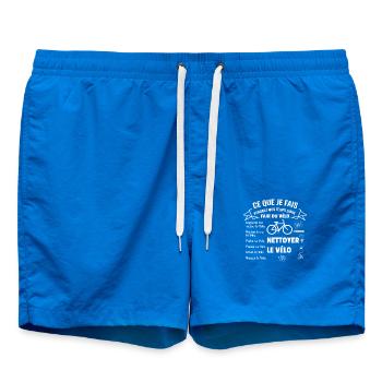 Ce que je fais pendant mon temps libre : Vélo - Short de bain - cobalt blue - Devant