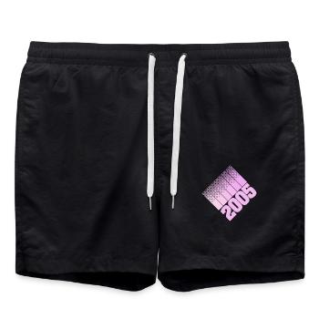 2005 - Badeshorts - Schwarz - Vorne - AI Model Male 185 light (185cm)