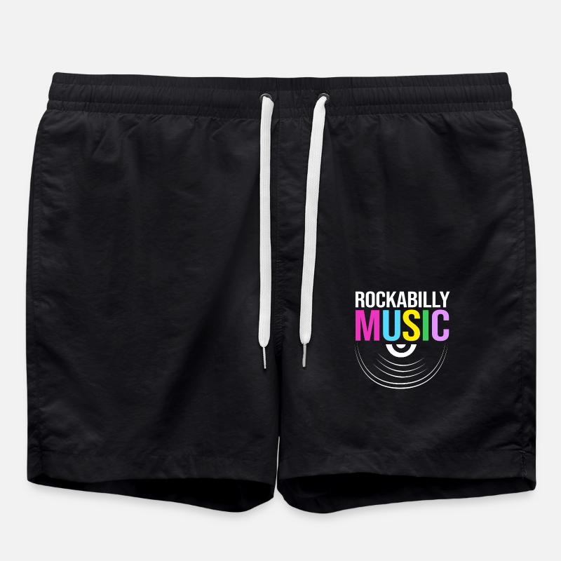 Sock Hop - Swim Trunks - black