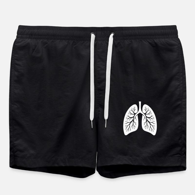 lung - Swim Trunks - black