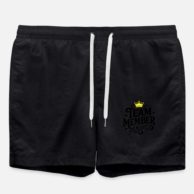 Team Mitglied Gruppe - Badeshorts - Schwarz