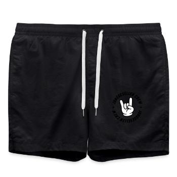 Junggesellen Crew Jga - Badeshorts - Schwarz - Vorne - AI Model Male 185 light (185cm)