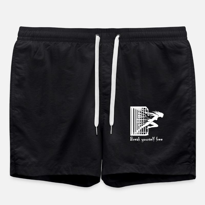 Befreien Sie sich - Badeshorts - Schwarz