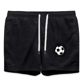 Équipe de football - Short de bain - noir - Devant - AI Model Male 185 light (185cm)
