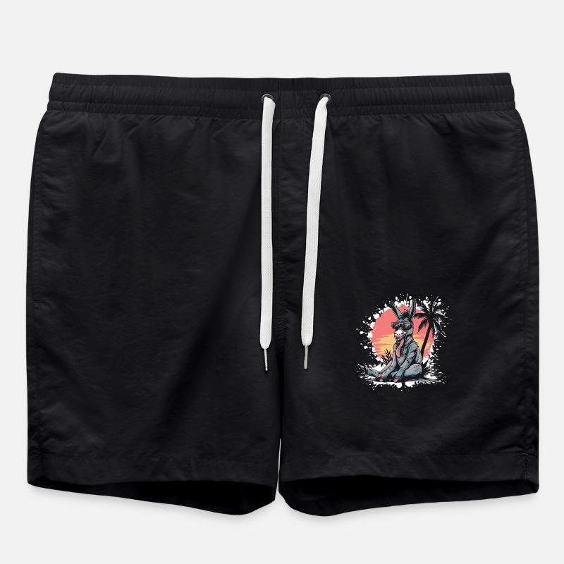 Donkey Summer Holiday - Swim Trunks - black