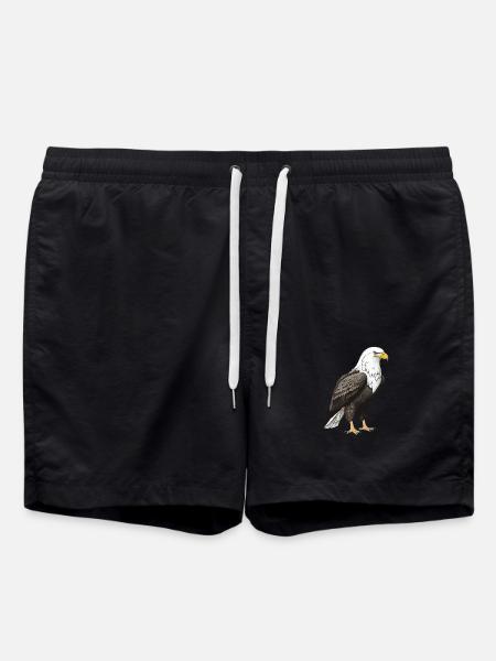 Eagle Animal - Swim Trunks - black