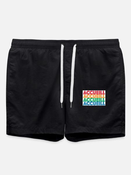 ACCUEILL - Short de bain - noir