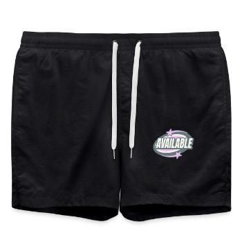 Available - Badeshorts - Schwarz - Vorne - AI Model Male 185 light (185cm)