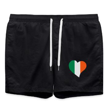 Coeur irlandais - Short de bain - noir - Devant - AI Model Male 185 light (185cm)