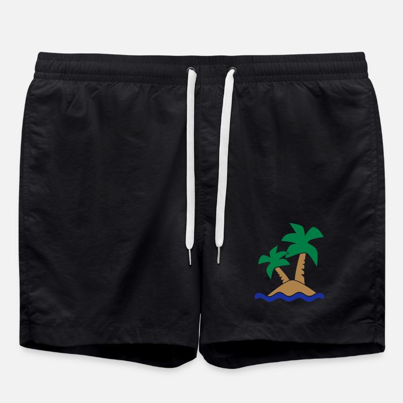 6061912 118948241 île - Short de bain - noir
