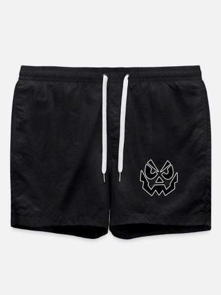 Horror face - Swim Trunks - black