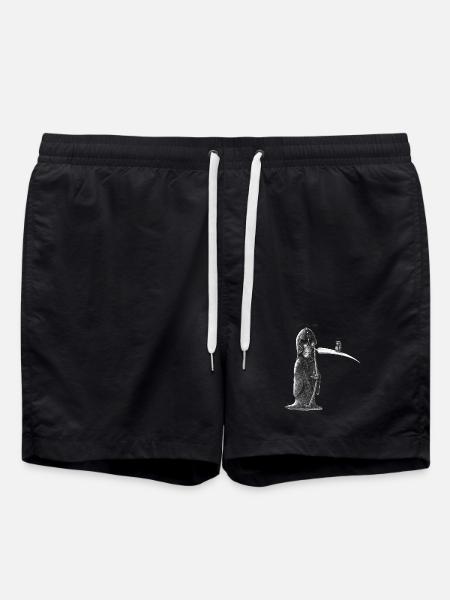 shit happens - Swim Trunks - black