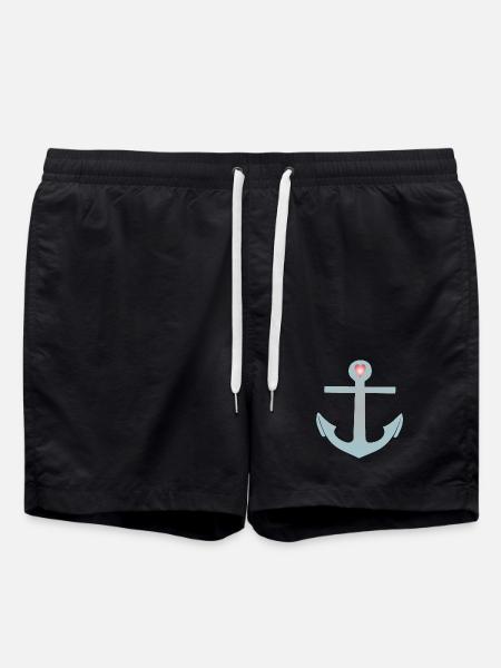 Anker Maritim Herz - Swim Trunks - black
