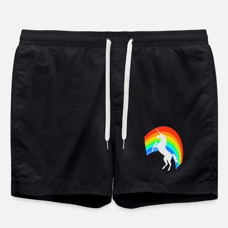 licorne - Short de bain - noir