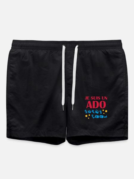 adolescent / enfant / ado / adolescente - Short de bain - noir