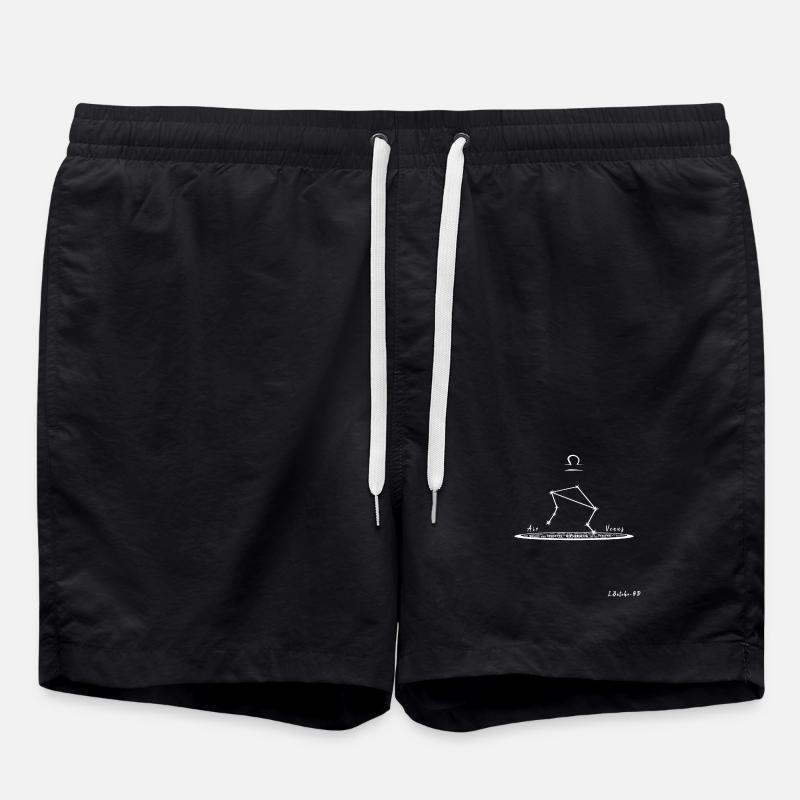 LIBRA - Theme and Constellation - Short de bain - noir