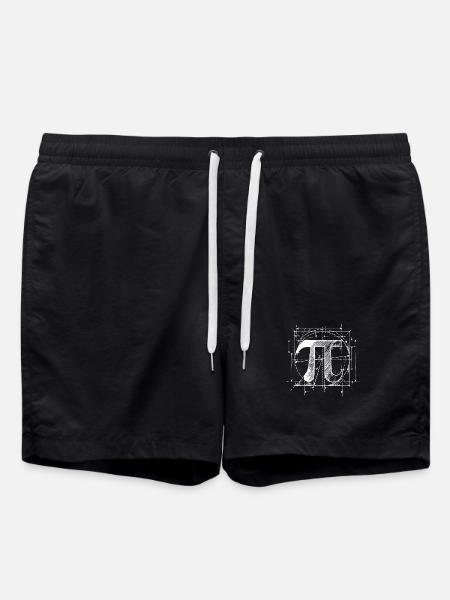 Pi Sketch Mathématiques - Short de bain - noir