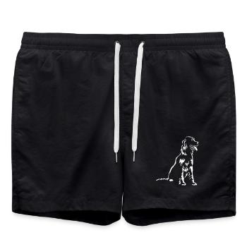 Gordon Setter « Black Edition » - Short de bain - noir - Devant - AI Model Male 185 light (185cm)