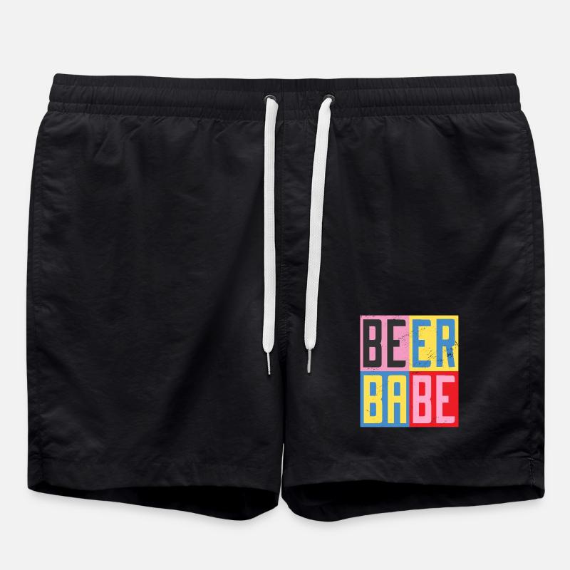 Bier Babe - Badeshorts - Schwarz