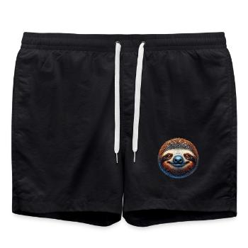 Sloth - Swim Trunks - black - Front - AI Model Male 185 light (185cm)
