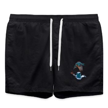 Martin-pêcheur - Short de bain - noir - Devant - AI Model Male 185 light (185cm)