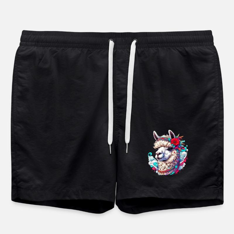 Alpaga - Short de bain - noir