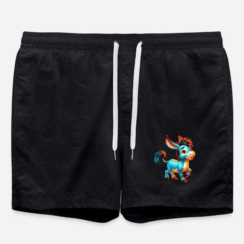 Donkey Mule - Swim Trunks - black