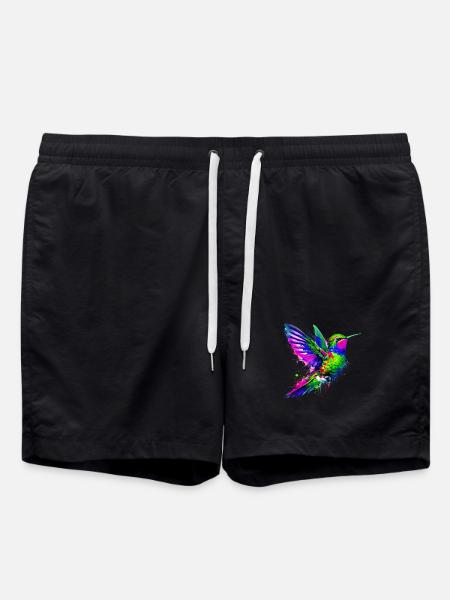 Hummingbird - Swim Trunks - black