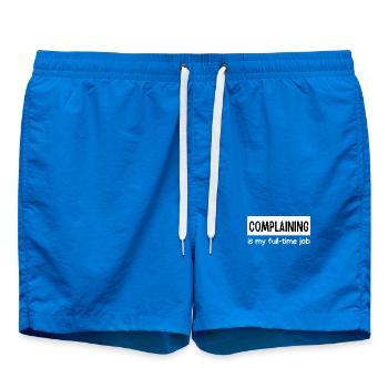 Me plaindre est mon travail à temps plein - Short de bain - cobalt blue - Devant