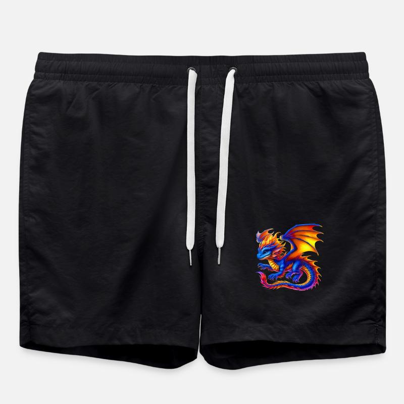 Dragon - Swim Trunks - black