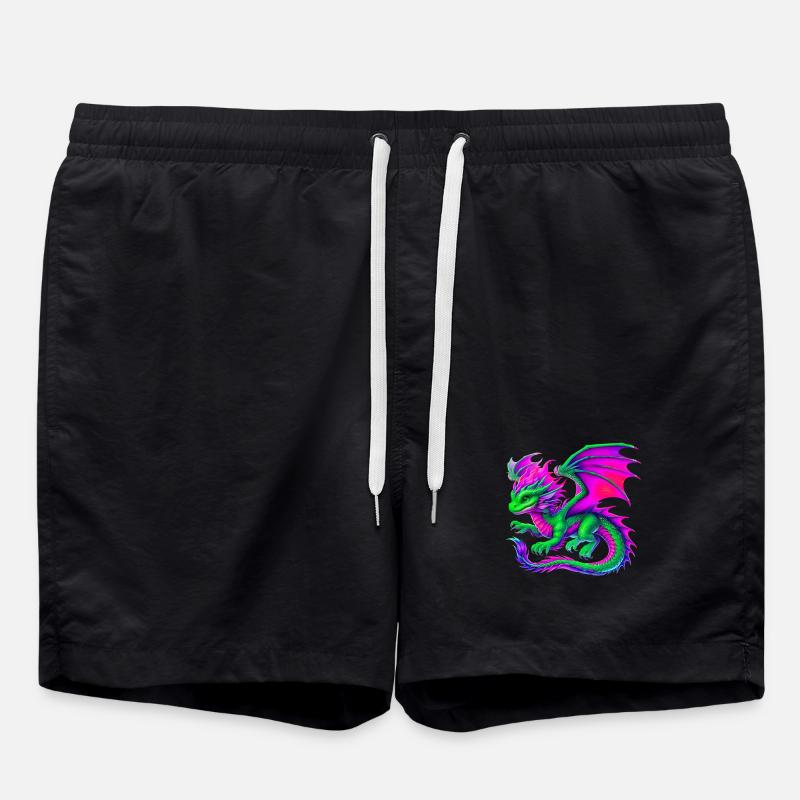 Dragon - Swim Trunks - black