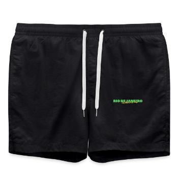 Rio de Janeiro Wunderbare Stadt - Badeshorts - Schwarz - Vorne - AI Model Male 185 light (185cm)