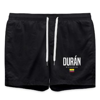 Durán Équateur Équatorien - Short de bain - noir - Devant - AI Model Male 185 light (185cm)