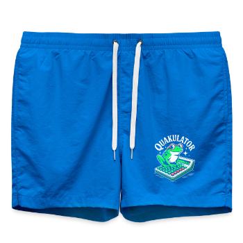 Drôle de dicton Math Frog Calculator - Short de bain - cobalt blue - Devant