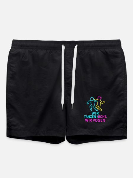 Neon Pogo Dance Duo - Swim Trunks - black