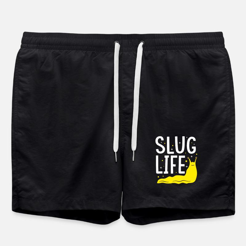 Banane Schnecke - Badeshorts - Schwarz