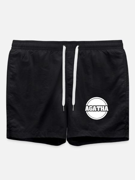 Agatha as a given name - Swim Trunks - black