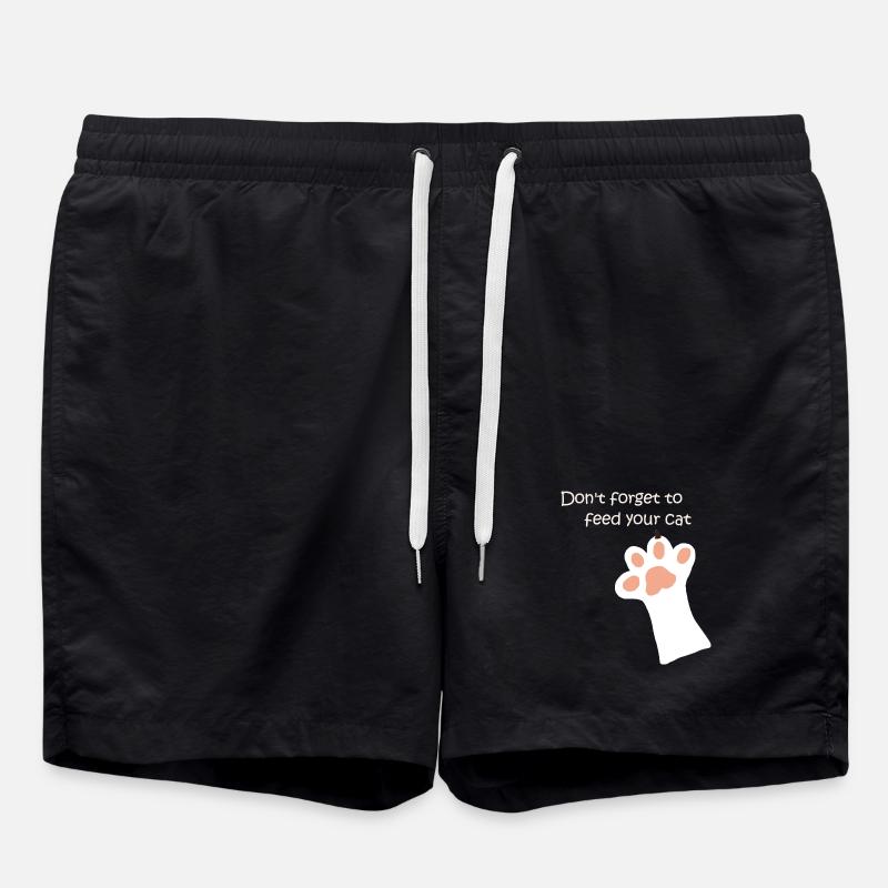 Kaztenpfote - Badeshorts - Schwarz