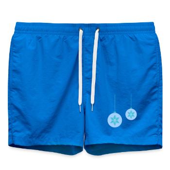 Boules de flocons de neige d’hiver - Short de bain - cobalt blue - Devant