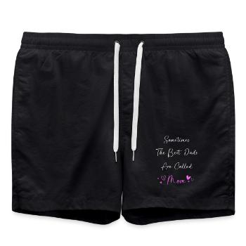 Maman célibataire Maman célibataire Maman célibataire - Short de bain - noir - Devant - AI Model Male 185 light (185cm)