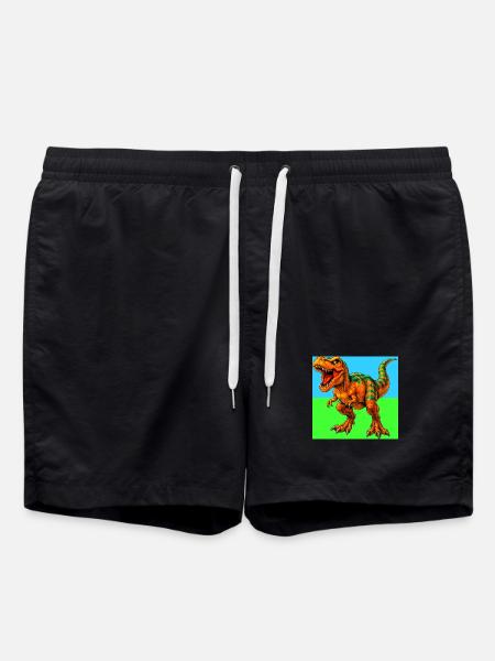dinosaur - Swim Trunks - black