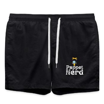 Marionnette de nerds marionnettes - Short de bain - noir - Devant - AI Model Male 185 light (185cm)